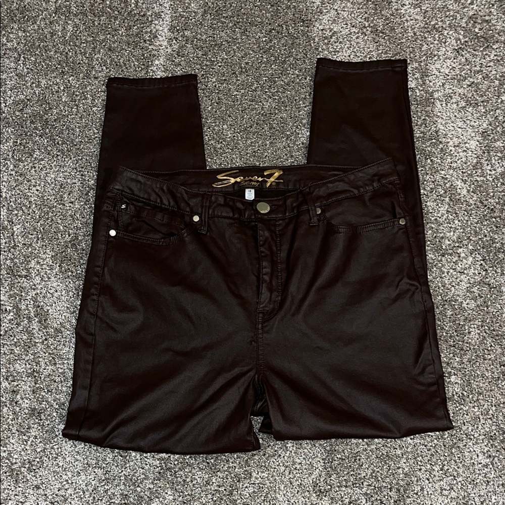 Seven7 Jet Black Denim Jeans